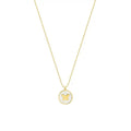 New 18K Gold Stainless Steel Beads Link Chain Necklace Sea Shell Heart Butterfly Star Mother Pearl Pendant for Women for Wedding