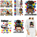 Custom A3 Full-Color Heat Transfer Printing Numbers Design Durable Eco-Friendly Smooth Surface Iron-On Transfers for Shirt Press