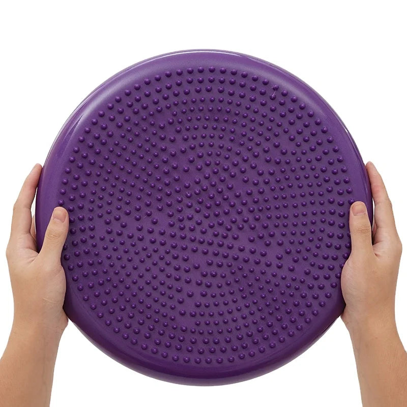Pvc 33cm Yoga Balance Rehabilitation Training air Cushion Children's Sense of Balance Training Balance Disc