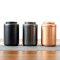 Hot Sale Food Grade Empty Canister Double Lid Coffee Storage Can Airtight Metal Tea Tin