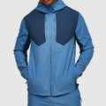 New Arrive Men's Breathable Waterproof  Softshell Jacket Outdoor Zipper Reflective Windproof Jacket