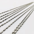 2022 GT Cadena De Bolas Steel High Quality Custom Endless Jewelry Stainless Steel Necklace Ball Chain Key/sunglass Metal Chain