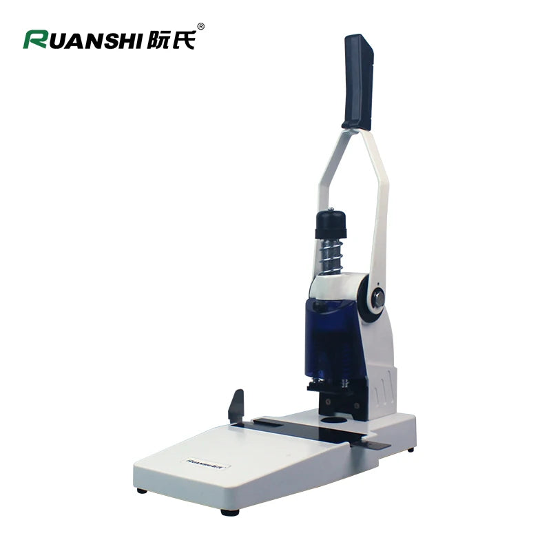 Custom Logo Ruanshi Labor Saving 300 Pages Adjustable Depth Single Hole File Binding Heavy Duty Hole Punch R-D130