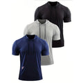 Men's Quick Dry Polyester Hooded T-Shirt with Pocket