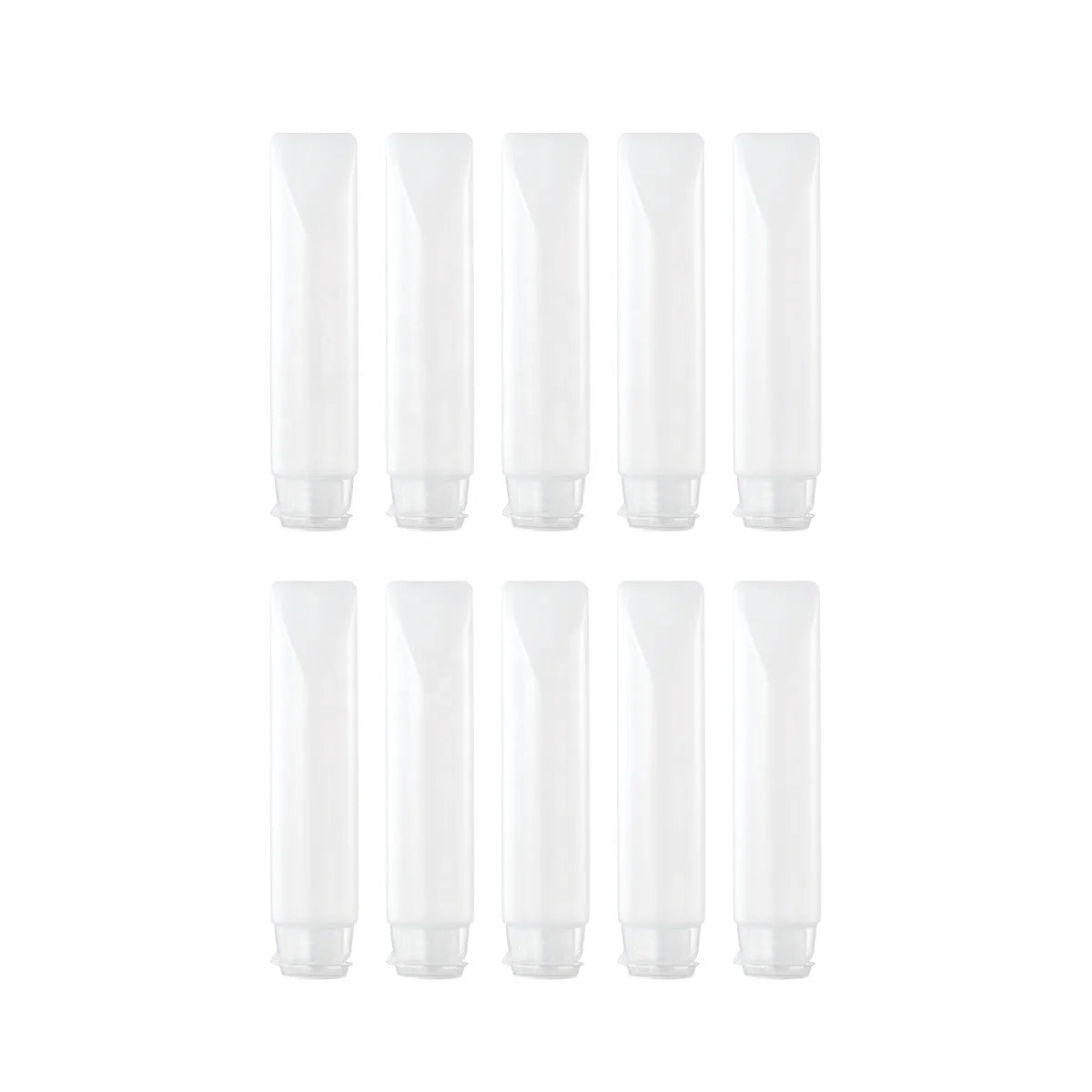 Skin Care Serum Plastic Bottle 2024 New Arrival Empty RTS White 50ml Squeeze Face Cream PET Cosmetic Hair Container