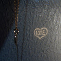 New DIY Jewelry Christmas Gift I Love You Projection Necklace Micro Engraving Light Projection Love Pendant Necklace for Lover