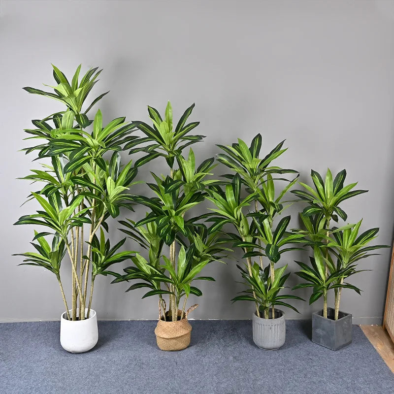 Large Outdoor Indoor Big Artificial Bonsai Tree Green Plant Artificial Palm Tree for Living Room Decorative