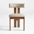 Modern Luxury Dining Room Chair Designer Ash Wood Frame with Fabric Upholstery Scandinavian Style for School and Gym