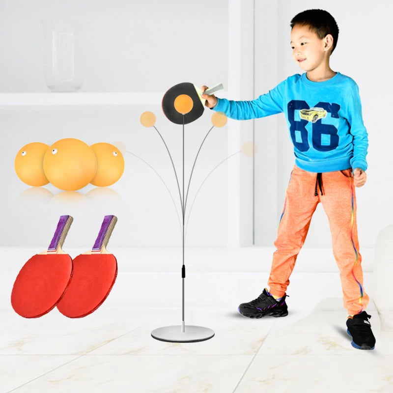 Hot Sale Racket Game Soft Shaft Training Machine Elasticity Table Tennis Practice Trainer Ping Pong Practice
