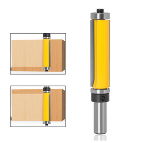 L-N210 1PC Double Bearing Flush Trim Router Bit Top & Bottom Bearing 1/2 Shank 2-1/2 Woodworking Router Bits