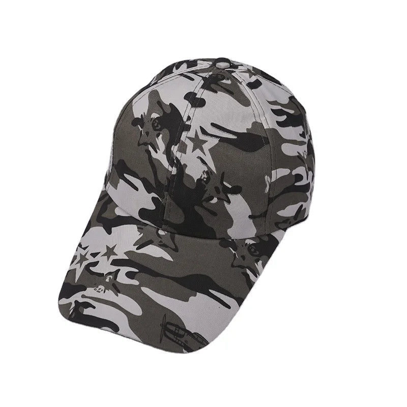 Wholesale Customize logo Camouflage Caps Duck Camo Hat 6 Panel Cap Sports Outdoor Snapback Sun Hat Trucker Cap
