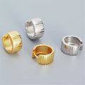 SP Fine Jewelry Luxury Chunky Hoops 925 Sterling Silver Wide Huggie Hoop Earrings for Women