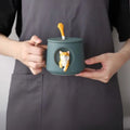 Luxurious Cartoon Ceramic Mug Set Must-Have Gift for Dog Owners-Give Back to Old Customers with Water Bottle