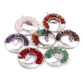 Hongzhuo Wholesale Western Style Fashion Ethnic Style Tree of Life Natural Colorful Stone Pendant Jewelry