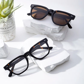 High Quality Men's Square Acetate Spectacles Premium Eye Glasses Frame