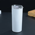 15 oz Stainless Steel Slim Skinny Straight Sublimation Tumblers with Straw
