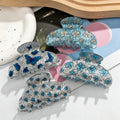 7 cm Korean Retro Girl Hair Accessories Elegant High-end Hair Clip Acrylic Diamond Hair Claw