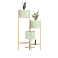 Modern Indoor Flower Shelf Planter Stand for Home Living Room Balcony Multi-Layer Powder Coating Finish Everyday Garden