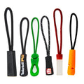 Multi-style Plastic Zipper Puller with Auto Lock Slider Nickel-Free TPU/Silicone Material for Clothing Bags Luggage & Shoes