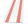 Plastic PVC Acrylic Panel Supermarket Price Tag Display Shelf Data Strips Label Holder with Adhesive Tapes