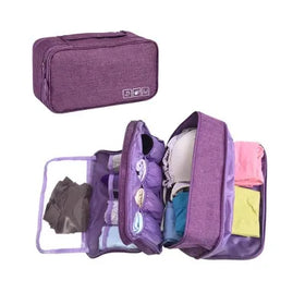 Factory Wholesale Waterproof Underwear Organizer Bag Logo Customizable Eco Travel Zipper Pouch for Bra OEM