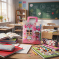 Notebook with  Pen Ruler and Eraser PVC Bag Cute Kawaii Girl Stationery Set for Kids Gift School Stationery 331
