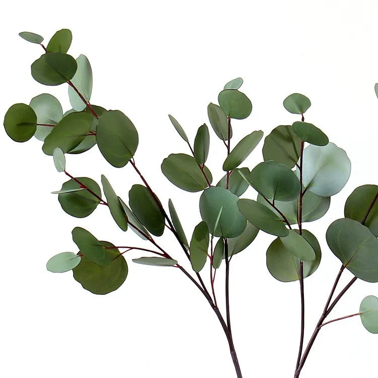 N-0069 Wedding Bouquet Vase Centerpiece Decor Eucalyptus Artificial Leaves Branches Stem with Seeds