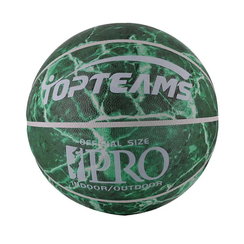 China Supplier's Popular Fancy Street Basketball Indoor and Outdoor Application Made of Durable Leather Ball
