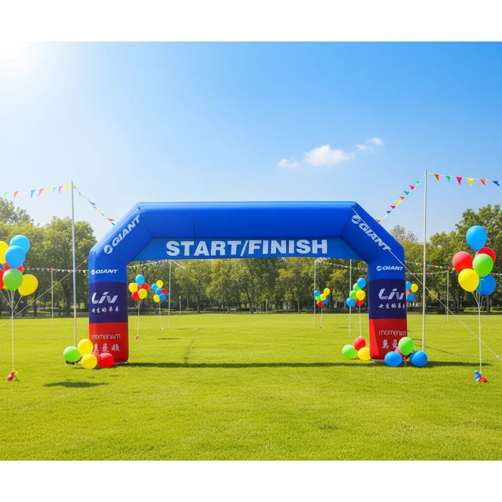 Custom Advertising Inflatable Arch Bicycle Inflatable Start Line Arches Inflatable Race Arch