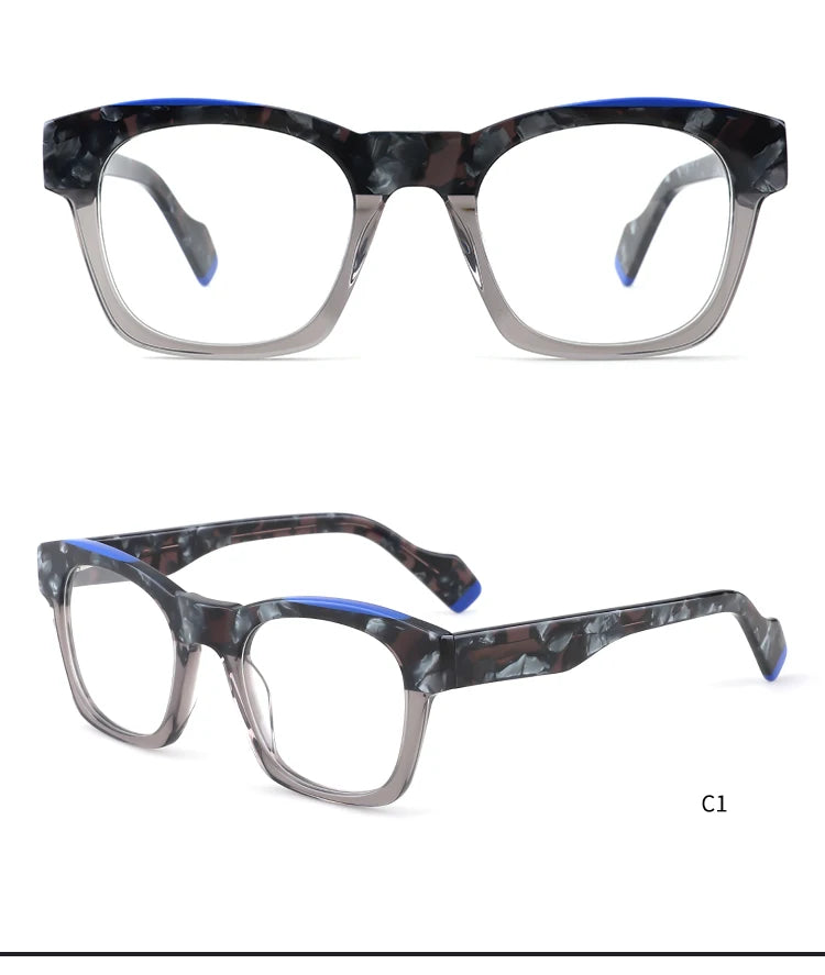 Colorful Eyewear Optical Frames Acetate Wholesale Designer Eyeglasses Acetate Ready Stock