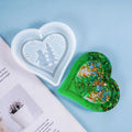 YS DIY Product Love Heart Snowman Candle Mold Coaster Silicone Jewel Mould Crystal Pendant Handmade UV Resin Craft Plaster Tools MegaBDM