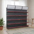 Good Price Heavy Duty Metal Single-Sided Supermarket & Warehouse Shelf Racks Gondola Shelving for Grocery Store Retail Display