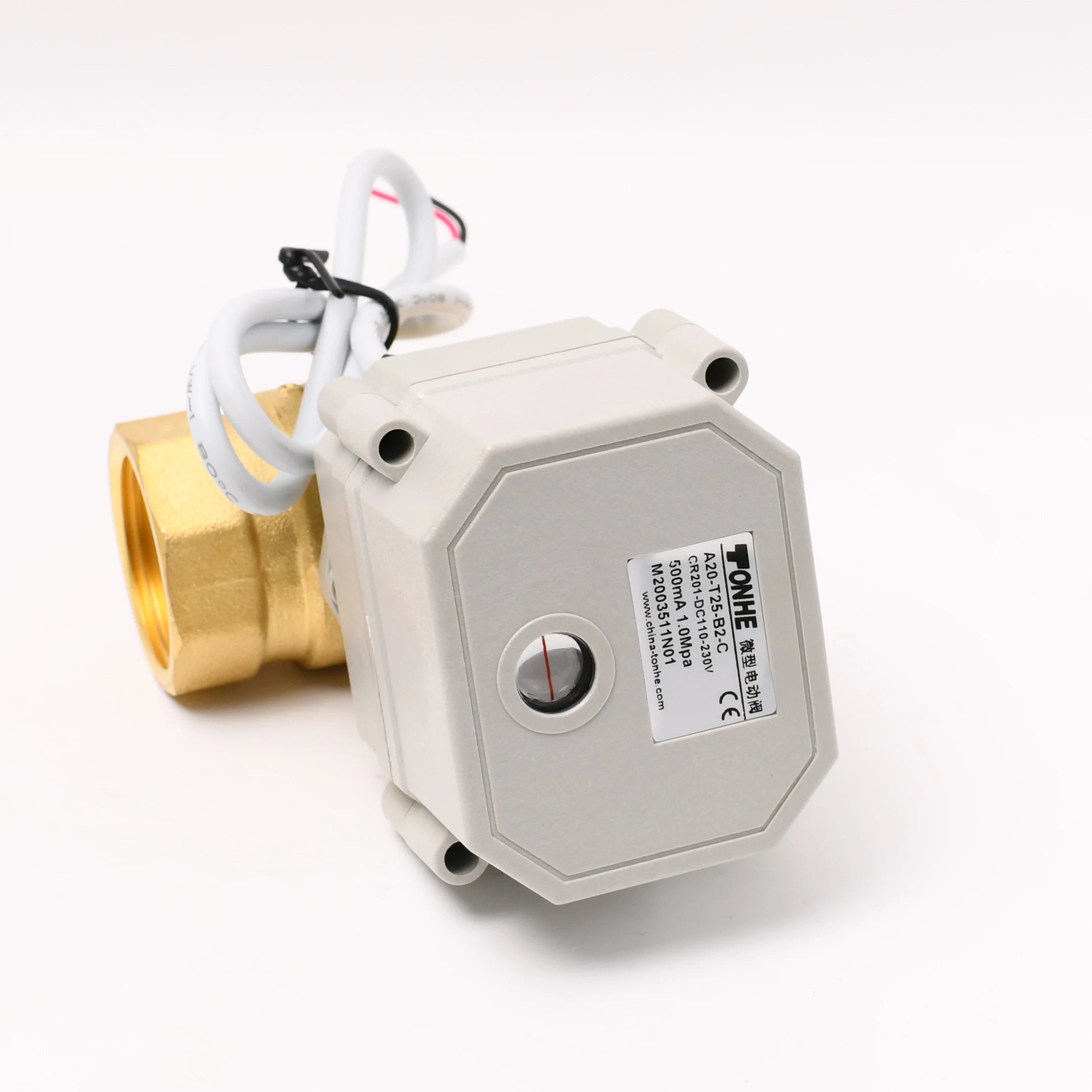 CWX-15N Stainless Steel Brass BSP NPT Motorized Flow Control Valve 12V Electric Actuator Ball Valve 12v 24v 110v 220v