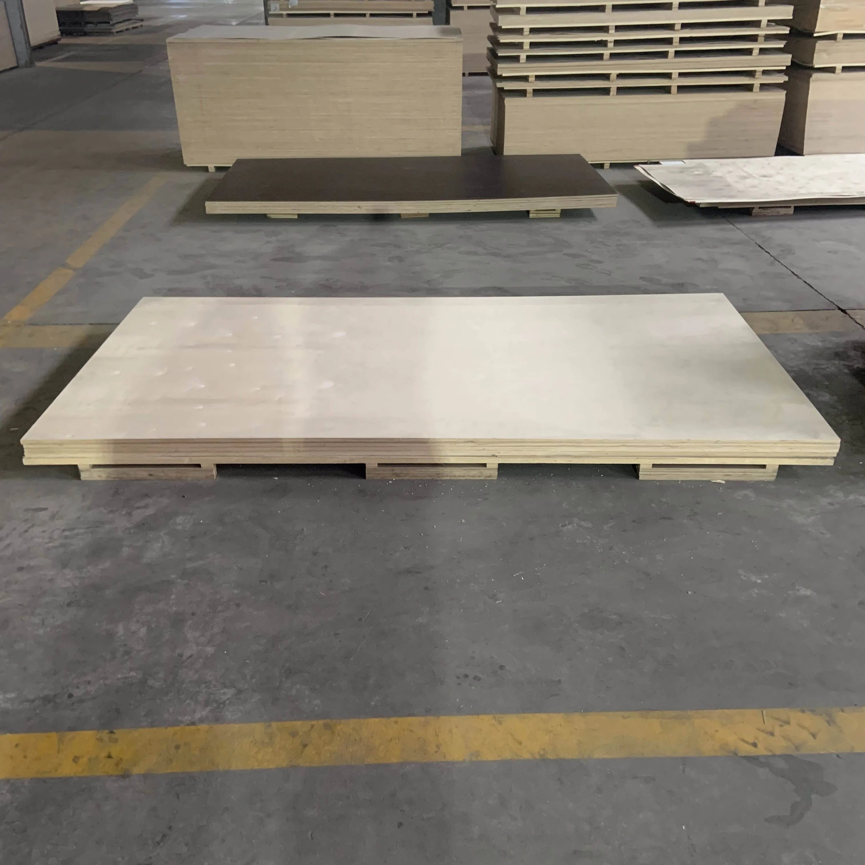 Hot Pressed Double Laminated Birch Veneer Plywood Sheet 4x8 ft 21mm Modern E0 Formaldehyde First-Class Grade