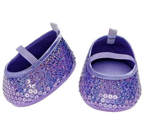 Free Custom Colorful Shinning Party Dress Teddy Bear Shoes Unisex Polyester/EVA Foam Rubber Filled Certified Safe Fit Plush