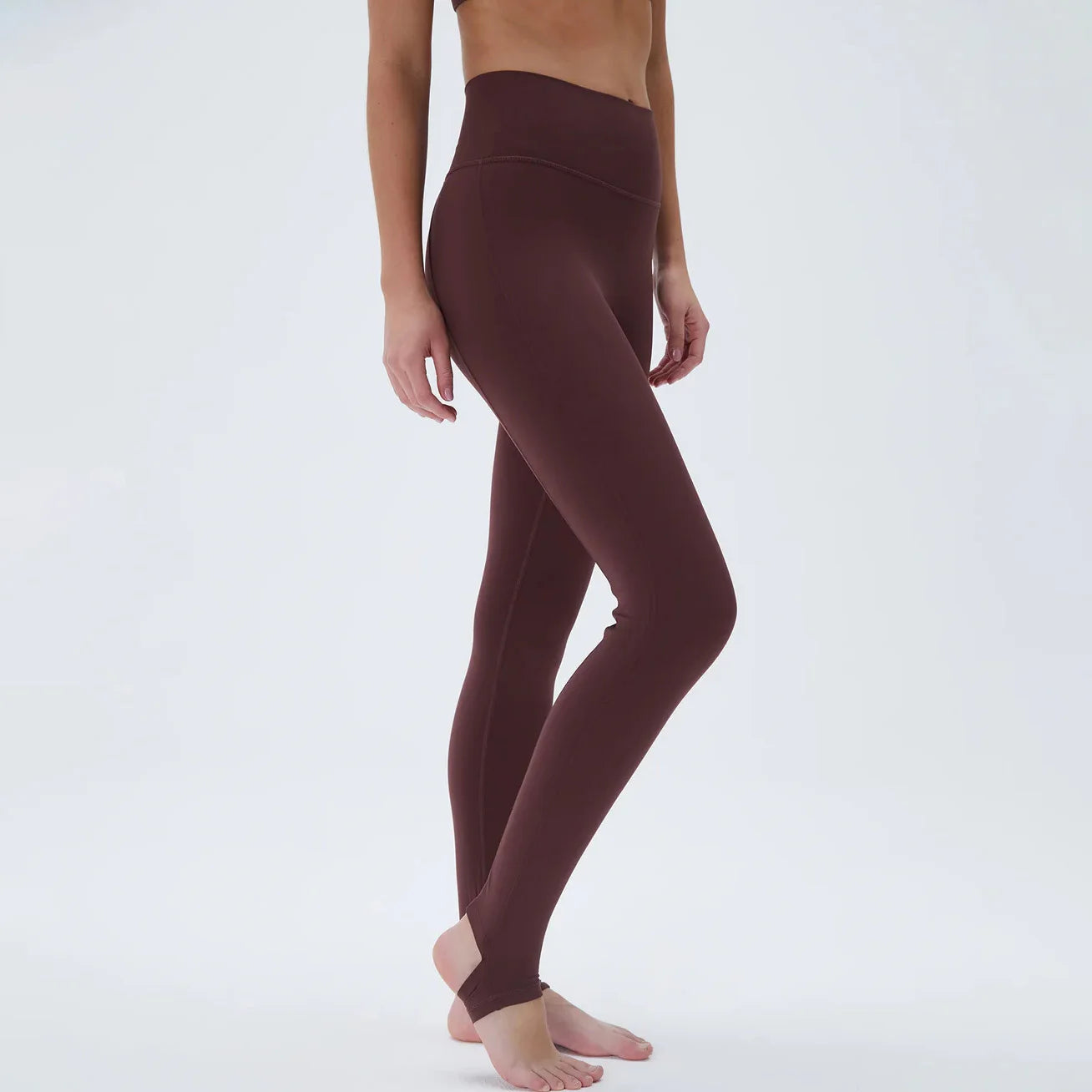 New Compressive Activewear No Camel Toe Yoga Pants Lightweight Soft High Waist Stirrup Leggings