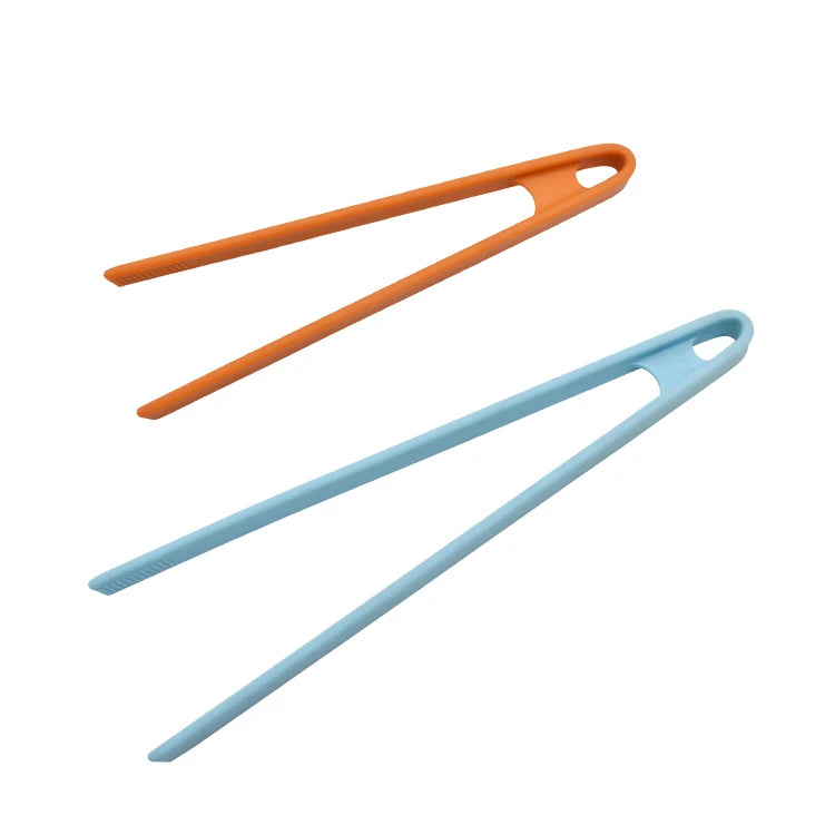 Factery Direct Eco-friendly Silicone Food Tongs Multi-purpose Non-slip Barbecue Clip Steak Buffet Clip Home Kitchen Utensils