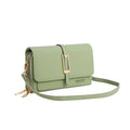 Fashion Designer Custom logo Pu Leather Cell Phone Crossbody Bags Waterproof Women Mobile Phone Bags