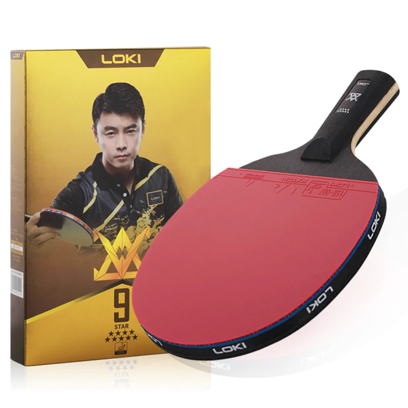 Customized Table Tennis Bats ITTF Approved Rubber Pro Ture Carbon Ping Pong Rackets Wholesale Racket Table Tennis