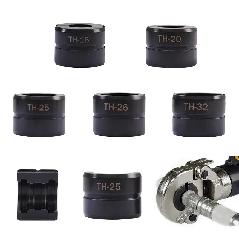 TH16 20 26 32 Standard Pipe Pro press  Dies Cordless Hydraulic Crimping Tool Moulds Pressing Pex Plastic Tubes
