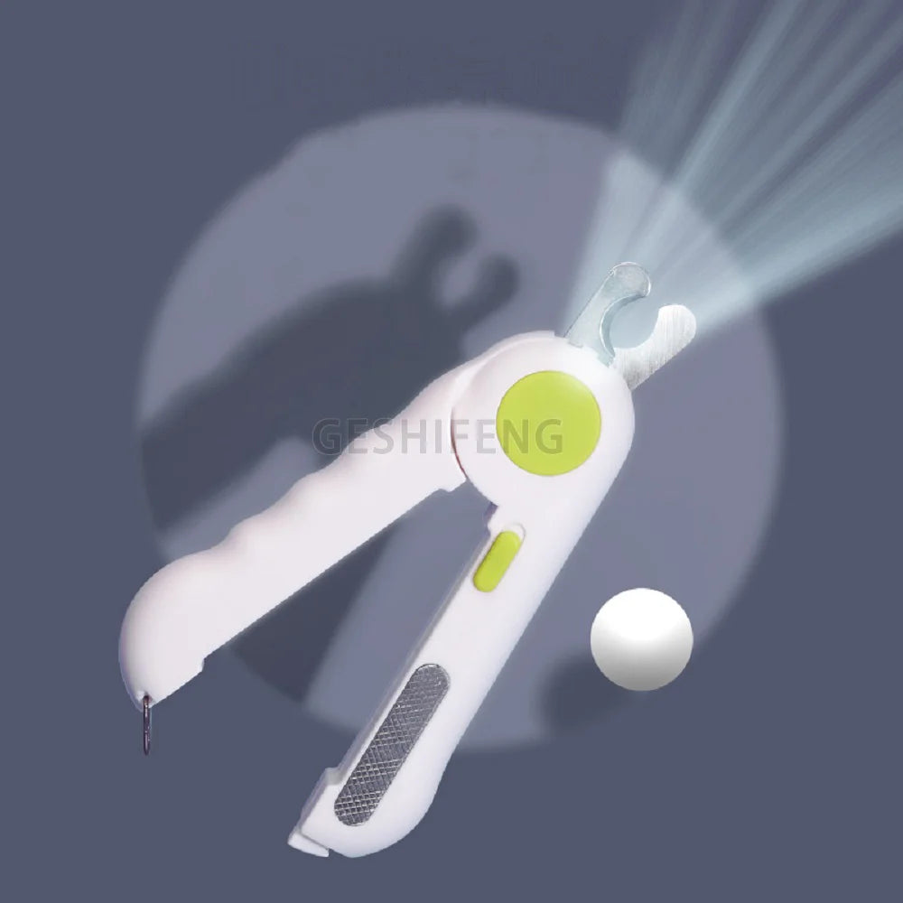 2022 Hot Selling Pet Nail Scissors Stainless Steel Dog Nail Trimmer Pet Grooming Tool Led Pet Nail Scissorss With File