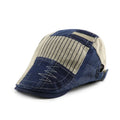 Spring New Original Heavy Denim Splicing Color Ivy Hats Women Personality Ivy Cap Men