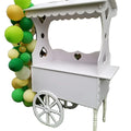 2023 Customized White Wooden Wedding Candy Cart Hot Sale Online Party Decorative Props for Birthday & Wedding