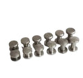 Chicago Binding Leather Rivets 8mm 10mm Flat Arc Head Stainless Steel Belt Button Screws M4 Thread Thumb Screws