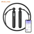 Welland Custom Logo Professional Weight Smart Skip Jump Rope Counter Speed Digital Skip Rope Adjustable Cordless Skipping Rope
