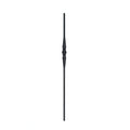 Modern Indoor Wrought Iron Baluster Single Knuckle Stair Railing Decorative Stair Parts Sand Blasted Anti-Rust Oil Lifetime