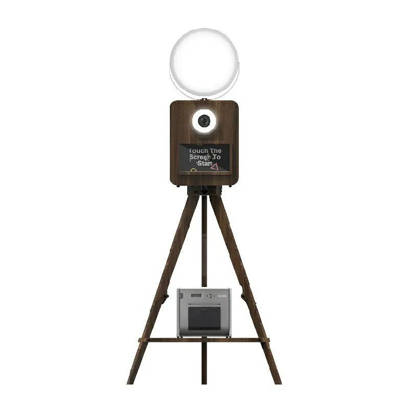 Outdoor Wedding Rental Vintage Glam Gif Wooden Dslr Photo Booth