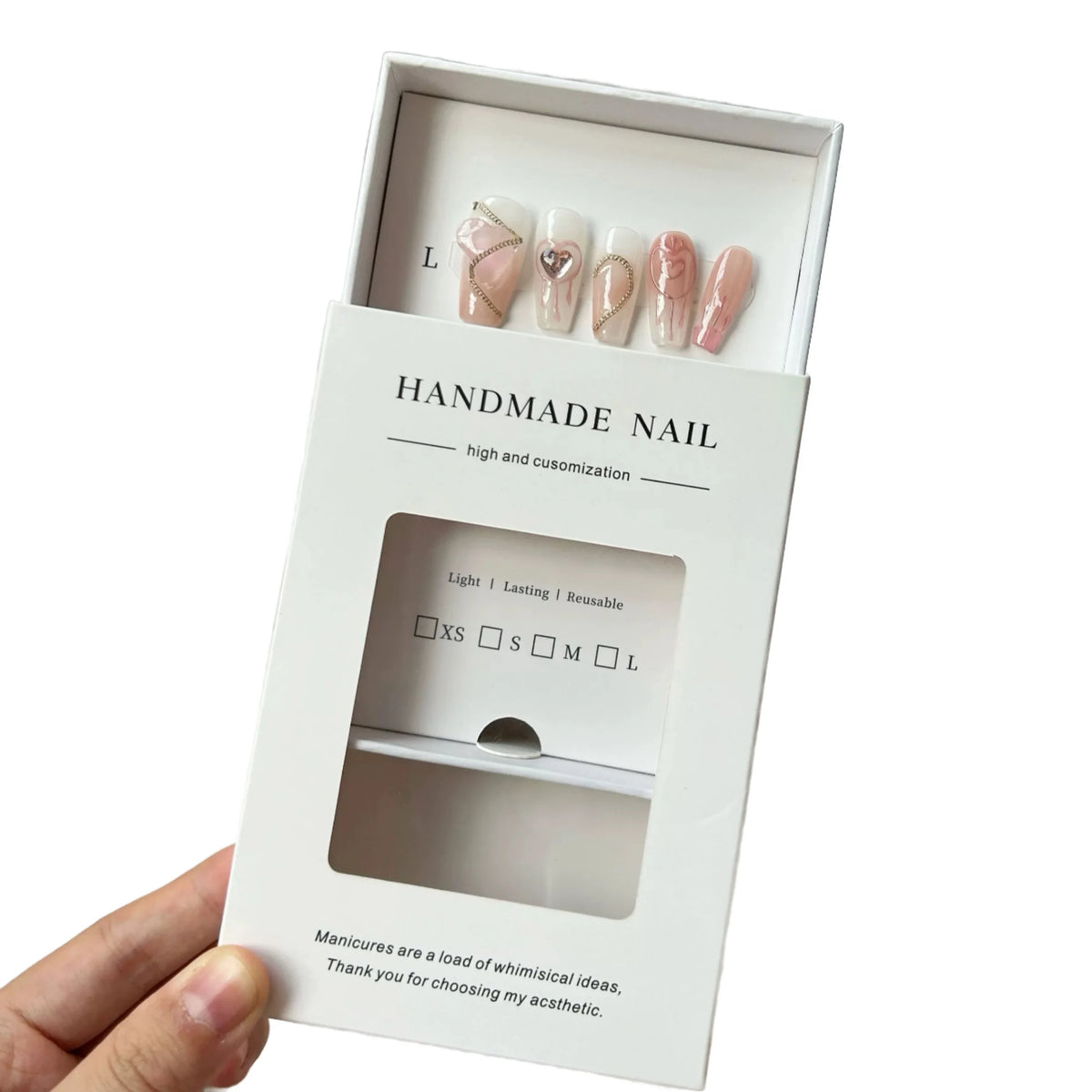 Luxury Custom Print Logo Matt Lamination Eco-Friendly White Paperboard Rigid Rectangle Nail Polish Oil Packaging Box for MegaBDM