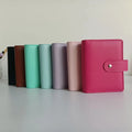 New Trending PU Leather Portable Fashion Mini Money Organizer Cash Stuffing Envelope System A7 Budget Binder Set for Cash Saving