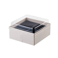 Hot Sales Disposable Wooden Transparent Cheese Bento Cake Box West Point Packaging Baking Cake Box with Lid Sushi Boxes